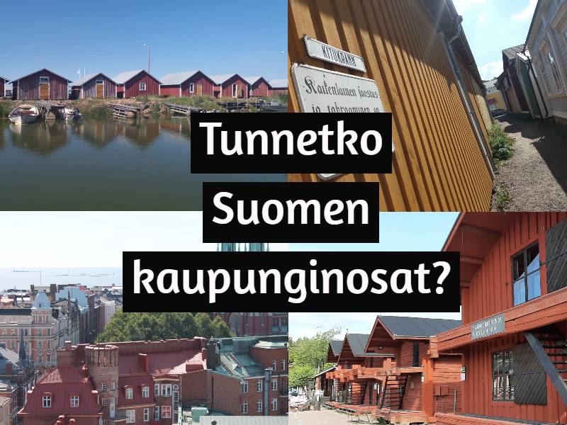 12 kysymystä: Tunnetko Suomen kaupunginosat?